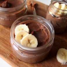 Przepis na Wegański jaglany budyń czekoladowo - bananowy (bez cukru, laktozy i glutenu)