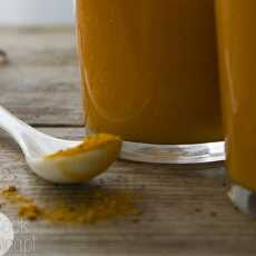 Przepis na Mango + kurkuma + sok marchwiowy + imbir + cynamon + kardamon