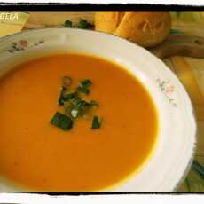 Przepis na Zupa krem paprykowo-dyniowa - Red Pepper & Pumpkin Creme Soup - Crema di peperone rosso e zucca 