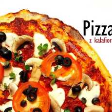 Przepis na Pizza z kalafiora - pizza warzywna bez glutenu