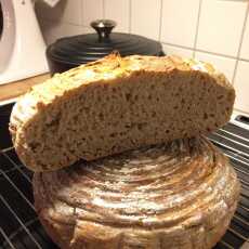 Przepis na Chleb Vermont Sourdough z garnka żeliwnego