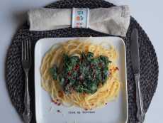 Przepis na Spaghetti ze szpinakiem, czyli najprostszy i najszybszy wege obiad