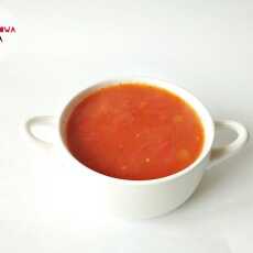 Przepis na Zupa z ciecierzycy, pomidorów i ryżem 