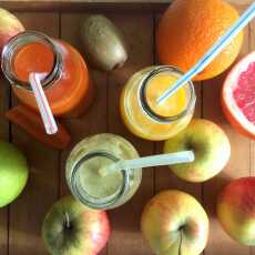 Przepis na Domowe soki owocowe i warzywne