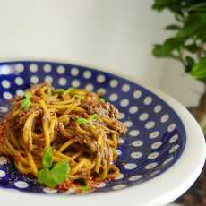 Przepis na Spaghetti z pesto z awokado