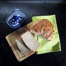 Przepis na Chleb pszenno-żytni z garnka żeliwnego
