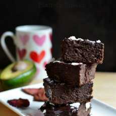 Przepis na Bezglutenowe brownie z awokado