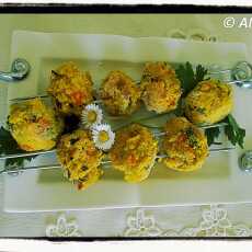 Przepis na Pulpety jaglane z warzywami z piekarnika - Millet Vegetable Balls Recipe - Polpette di miglio con verdure