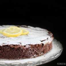 Przepis na Ciasto czekoladowo-cytrynowe bez mąki