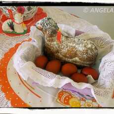 Przepis na Orzechowy baranek wielkanocny - Walnut Easter Lamb Cake Recipe - Agnello dolce pasquale alle noci