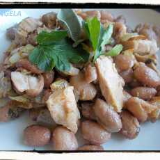 Przepis na Fasola z tuńczykiem - Beans & Tuna Recipe - Ricetta tonno fagioli e cipolla 
