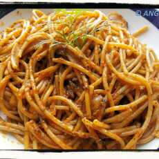 Przepis na Spaghetti jak w Cascia - Spaghetti from Cascia - Spaghetti alla Casciana
