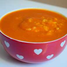 Przepis na Zupa pomidorowa - z pomidorów z puszki, z ryżem, najlepsza! :) 
