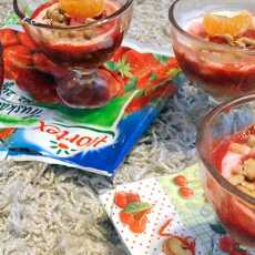 Przepis na Truskawkowy deser na zimno / Strawberry dessert on cold