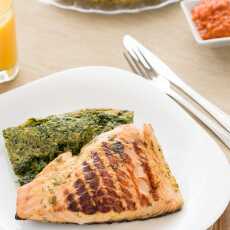 Przepis na Filet z łososia z grilla elektrycznego / Marynata do ryb pomarańczowo-koperkowa