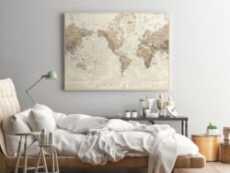 Przepis na Mapa świata na ścianie – oryginalna dekoracja, którą Cię zaskoczy
