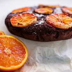 Przepis na Brownie z pomarańczą - bez cukru i tłuszczu! // blood orange fudge brownie - sugar and fat free!