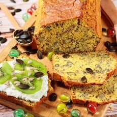 Przepis na Chleb z ciecierzycy z ziarnami (bez glutenu, cukru białego, laktozy)