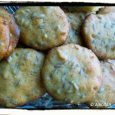 Przepis na Waniliowe ciastka z kaszy orkiszowej - Vanilla Spelt Tea Cakes Recipe - Biscotti alla vaniglia con farro