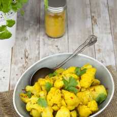 Przepis na Curry z ziemniaków i kalafiora