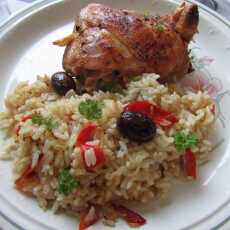 Przepis na Kurczak pieczony z ryżem