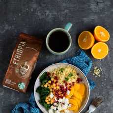 Przepis na Buddha bowl do kawy Starbucks Ethiopia z French Pressa