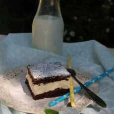 Przepis na Ciasto z galaretką porzeczkową i czekoladą 