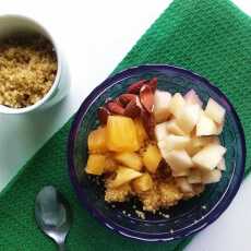 Przepis na Komosa ryżowa z gruszką i ananasem