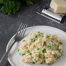 Przepis na Risotto z kurczakiem i zielonym groszkiem