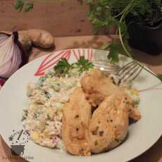 Przepis na Imbirowo-cytrynowy kurczak Peri Peri z sałatką ryżową