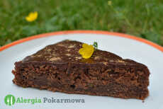 Przepis na Bezglutenowe brownie cukiniowe (bez pszenicy, mleka, jajek)