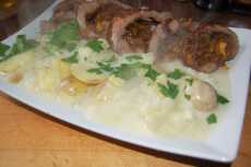 Przepis na Młode ziemniaki po skandynawsku ,gotowane w białym sosie