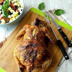 Przepis na Kurczak faszerowany mięsem mielonym i pieczarkami