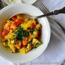 Przepis na Curry z indyka i ananasa