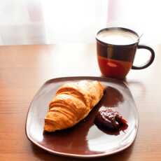 Przepis na 491. Croissant z dżemem i o glutenie słów kilka.