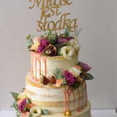 Przepis na NAKED WEDDING CAKE (TORT WESELNY)