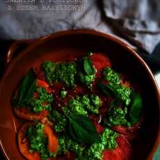 Przepis na Sałatka z pomidorów z sosem bazyliowym