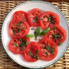 Przepis na Pomidory z bazylią