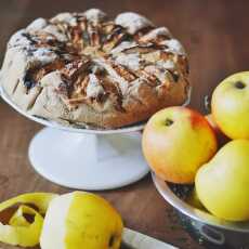 Przepis na Dietetyczne ciasto z jabłkami, bez glutenu i tłuszczu