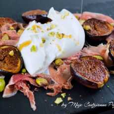 Przepis na BURRATA, PROSCIUTTO I FIGI