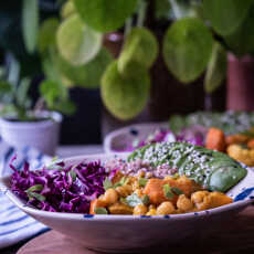 Przepis na Jesienne z curry z dynią i ciecierzycą