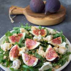 Przepis na Sałatka z figami i gorgonzolą