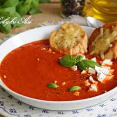 Przepis na Paprykowo-pomidorowa zupa krem