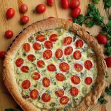 Przepis na Serowa tarta z pomidorami / Cheesy Tomato Tart