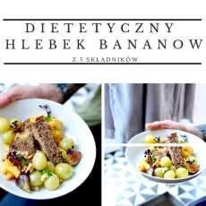 Przepis na Dietetyczny chlebek bananowy z 5 składników! Bez tłuszczu, bez cukru!