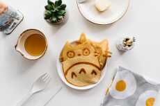 Przepis na Totoro Pancake Tutorial: Easy Totoro Pancake Art