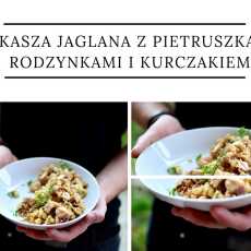 Przepis na Kasza jaglana z pietruszką, rodzynkami i kurczakiem 