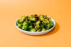 Przepis na It’s Easy Being Green: Super Tender Instant Pot Garlic Butter Brussels Sprouts Recipe