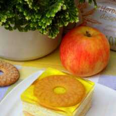 Przepis na Szarlotek - jabłecznik z serem na zimno