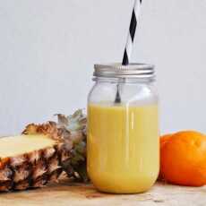 Przepis na Ananas + pomarańcza + awokado